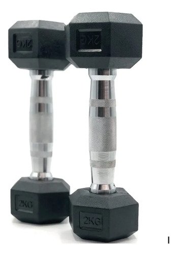 Mancuerna Hexagonal 2Kg Set de 2 - Imagen 2